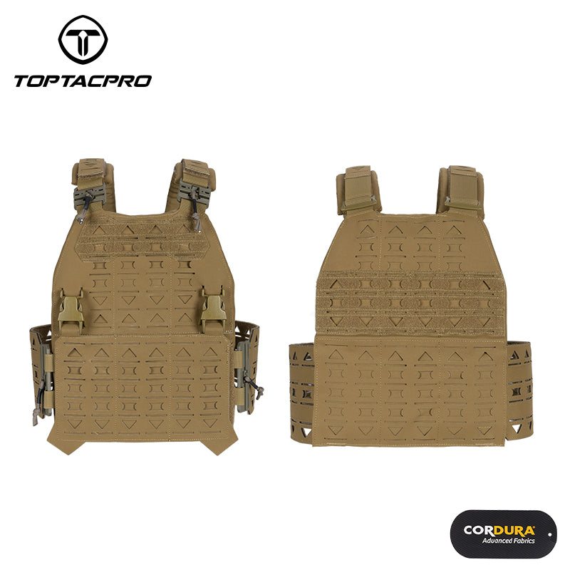 TOPTACPRO Tactical Vest Magnetic Suction Quick Release Buckle Imported Original Fabric Matting Combat Vest 8301