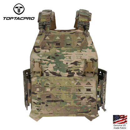 TOPTACPRO Tactical Vest Magnetic Suction Quick Release Buckle Imported Original Fabric Matting Combat Vest 8301