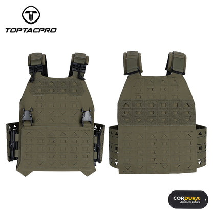 TOPTACPRO Tactical Vest Magnetic Suction Quick Release Buckle Imported Original Fabric Matting Combat Vest 8301