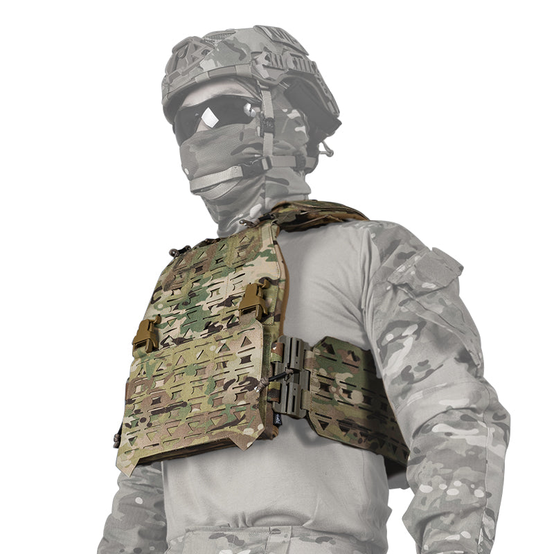 TOPTACPRO Tactical Vest Magnetic Suction Quick Release Buckle Imported Original Fabric Matting Combat Vest 8301