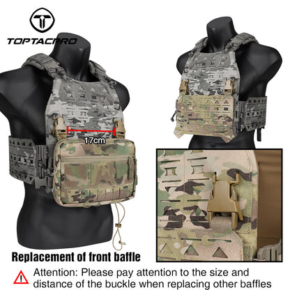 TOPTACPRO Tactical Vest Magnetic Suction Quick Release Buckle Imported Original Fabric Matting Combat Vest 8301
