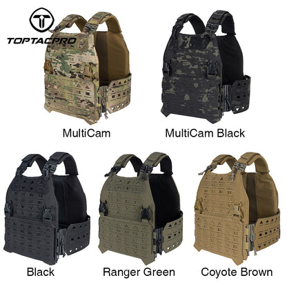 TOPTACPRO Tactical Vest Magnetic Suction Quick Release Buckle Imported Original Fabric Matting Combat Vest 8301