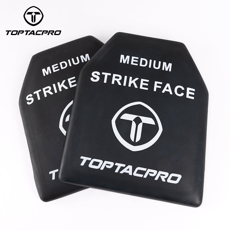 TOPTACPRO EVA Plate Medium Size 2 Pcs EVA High Elastic Shock Plate for Airsoft Tactical Vest Inner Liner– Black  8906