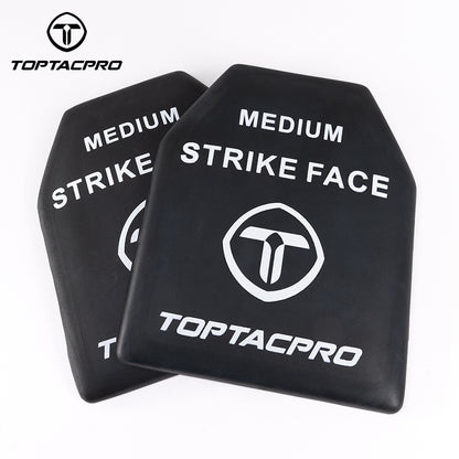 TOPTACPRO EVA Plate Medium Size 2 Pcs EVA High Elastic Shock Plate for Airsoft Tactical Vest Inner Liner– Black  8906