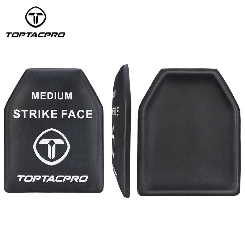 TOPTACPRO EVA Plate Medium Size 2 Pcs EVA High Elastic Shock Plate for Airsoft Tactical Vest Inner Liner– Black  8906
