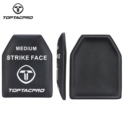 TOPTACPRO EVA Plate Medium Size 2 Pcs EVA High Elastic Shock Plate for Airsoft Tactical Vest Inner Liner– Black  8906