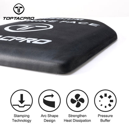 TOPTACPRO EVA Plate Medium Size 2 Pcs EVA High Elastic Shock Plate for Airsoft Tactical Vest Inner Liner– Black  8906