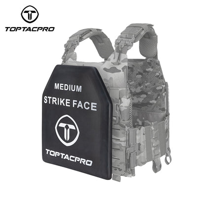TOPTACPRO EVA Plate Medium Size 2 Pcs EVA High Elastic Shock Plate for Airsoft Tactical Vest Inner Liner– Black  8906