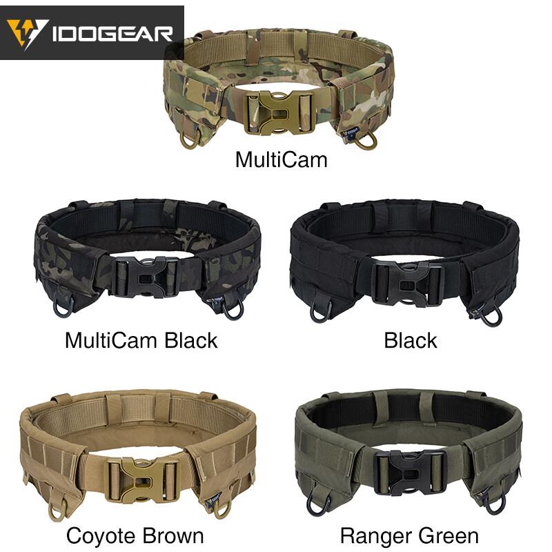 IDOGEAR MRB2.0 Tactical Belt Modular Riggers Quick Release MOLLE Low Profile Cummerbund Military Wargame Protective Belt 3424