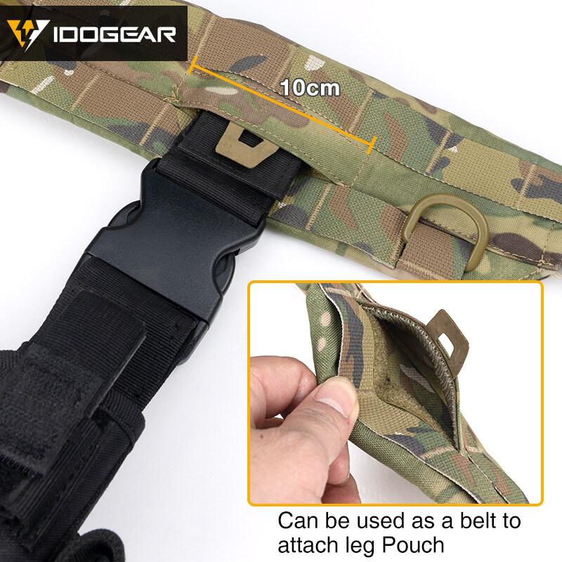 IDOGEAR MRB2.0 Tactical Belt Modular Riggers Quick Release MOLLE Low Profile Cummerbund Military Wargame Protective Belt 3424