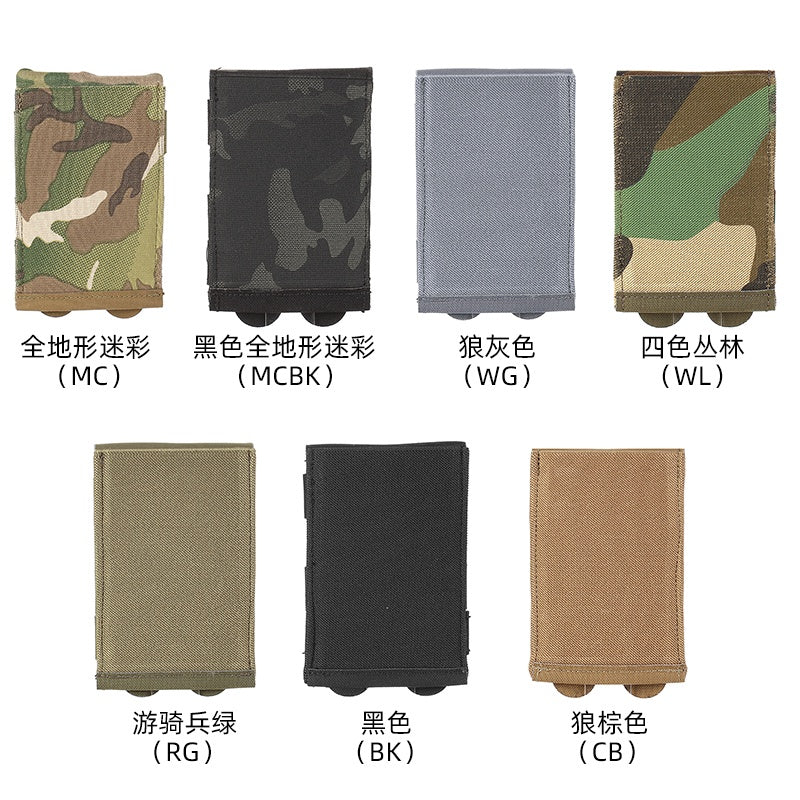 IDOGEAR PEW Tactical BFG Single Magazine Pouch MOLLEN System Velcro Camouflage Mag Carrier Military Fans Outdoor Training Wargame Accessories PH46