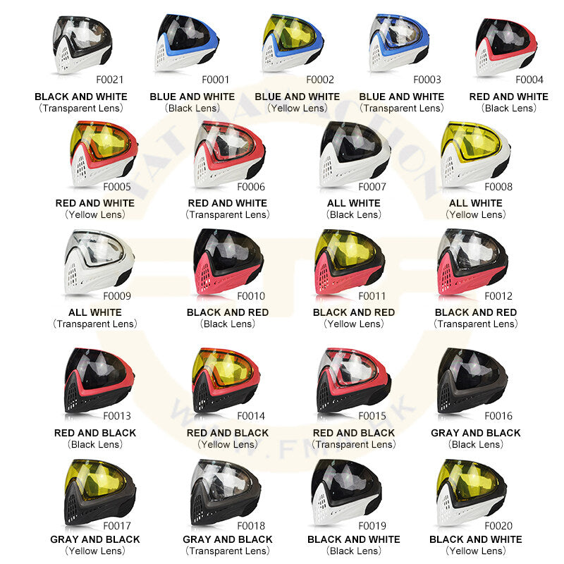 FMA F1 Tactical Full Face Mask Military Wargame Safety Mask Face Guard Paintball Anti-fog Goggle Mask F0011