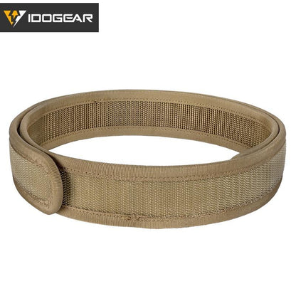 IDOGEAR Tactical Inner Belt Hook Liner 1.7" Waist Belt Black&Khaki 3426