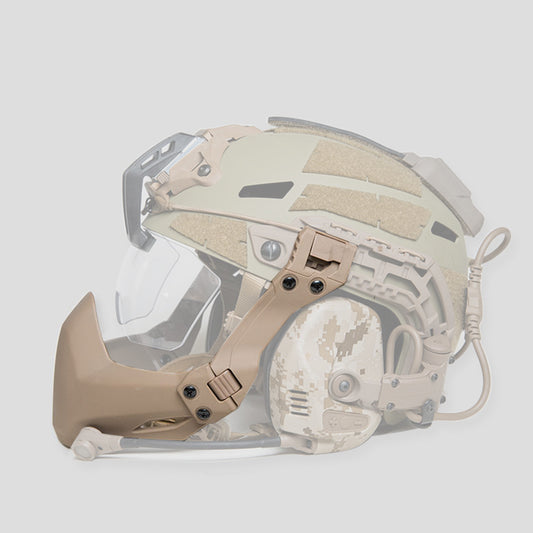 FMA Tactical Half Face Mask Seal Mask Folding Protective Mask For Tactical Helmet A Version Military Face Cover Outdoor 1363