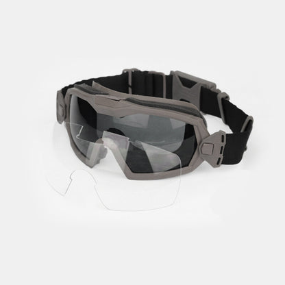 FMA Tactical Goggle with fans LPG01BK12-2R Adjustable Regulator Glasses w/ Fan Goggle Anti-fog Dust Lenses Updated Version Paintball military army hiking cycling goggle