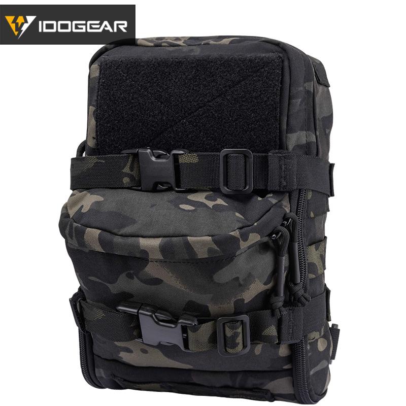 IDOGEAR Tactical Hydration Backpack Water Assault Molle Pouch Tactical Combat Accessories Multifunction Bags 3530