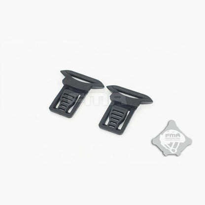 FMA Tactical Goggle Swivel Clip 2pcs For Helmet Side Rails Tactical Combat Plastic Mount Helmets Quick Release Accessories Outdoor