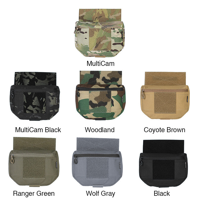 IDOGEAR PEW Tactical Armor Carrier Drop Pouch FERRO STYLE The Dangler for FCPC V5 Universal Vest Armor Carrier Drop Pouch EDC Combat Waist Bag OT56