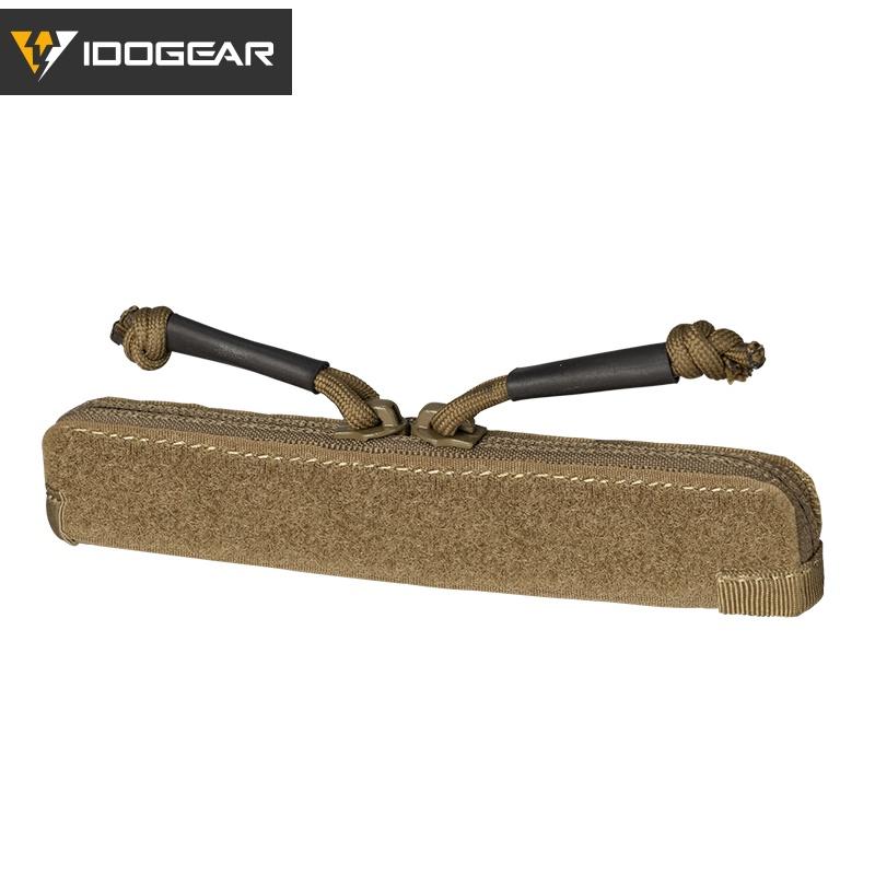 IDOGEAR Tactical Double Zipper Insert Pouch Storage Pocket Zipper Cover for JPC2.0 CPC AVS Vest