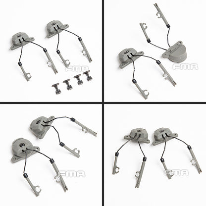 FMA EX Headset & Helmet Rail Adapter Set GEN1 Tactical EX Helmet Accessories Rail Adapter Survival Kits 997