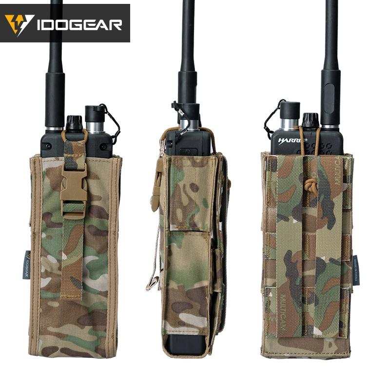 IDOGEAR Tactical Radio Pouch For PRC148/152 MOLLE Holder Quick-release 3553