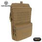 TOPTACPRO Tactical Hydration Backpack 2L MOLLE Water Bag Hydration Pouch Backpack Double Sundries Pouch 500D Cordura Nylon 8505