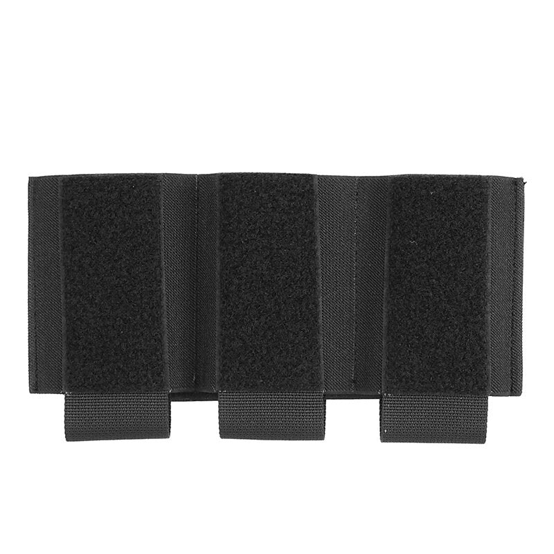 IDOGEAR PEW Tactical 556 Triple Magazine Pouch Elastic MAG Pouch Hook & Loop DOPE Ferro Style Insert Magazine Pouch Top Open Fastmag OT52 Wargame Survival Kit