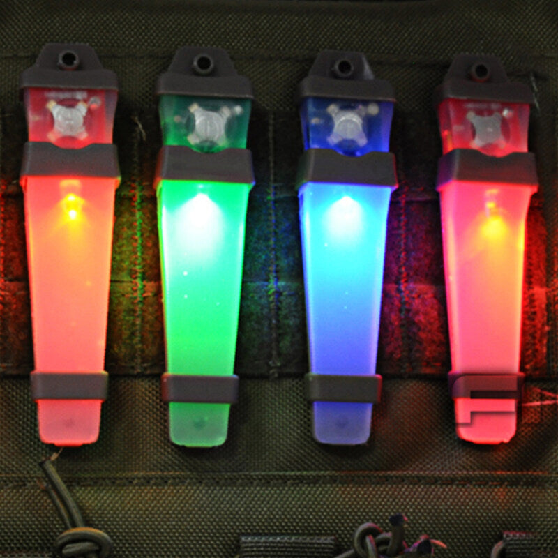 FMA Tactical Helmet Light Hook Base Strobe Light Glow Flashing LED Marker Fxukv Military Safty Light Tactical Hiking Camping Wargame Military Gear FMA Camouflage