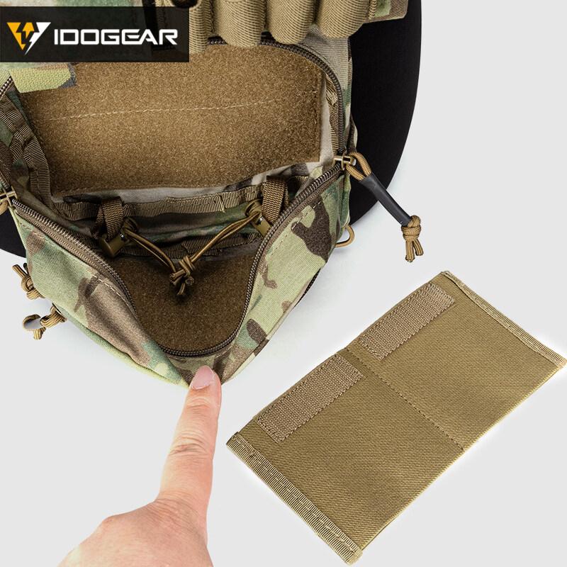 IDOGEAR Tactical Chest Rig Modular Lightweight Chest Rig MK3 Full Set Military w/ 5.56 Mag Pouch Pantiball Hiking Camping Outdoor Gear