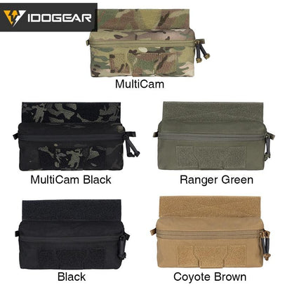 IDOGEAR Tactical Mini Dangler Drop Pouch For JPC CPC LBT D3CR MK3 MK4 Plate Carrier Chest Rig Tactical Tool Storage Fanny Pack Multicam 3584