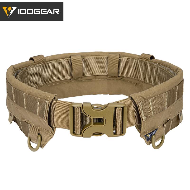 IDOGEAR MRB2.0 Tactical Belt Modular Riggers Quick Release MOLLE Low Profile Cummerbund Military Wargame Protective Belt 3424