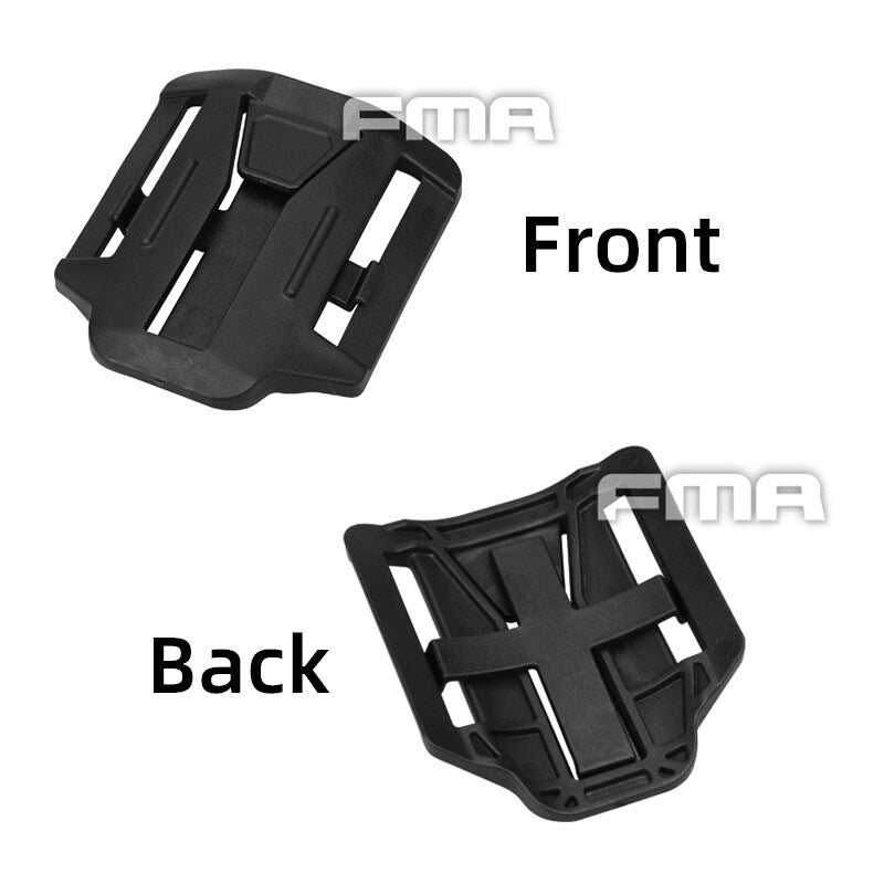 FMA Tactical Belt Adapter Trifecta Connection Auxiliary Pouch Low Ride Belt Adapter Low Profile Compatible with Safariland/Blackhawk/G-Code Holsters 1040