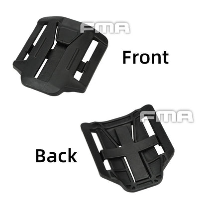 FMA Tactical Belt Adapter Trifecta Connection Auxiliary Pouch Low Ride Belt Adapter Low Profile Compatible with Safariland/Blackhawk/G-Code Holsters 1040