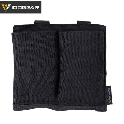 IDOGEAR Tactical Mag Pouch 556 Fast Draw MOLLE Pouch Double Open Top Elasticity Cloth 3554