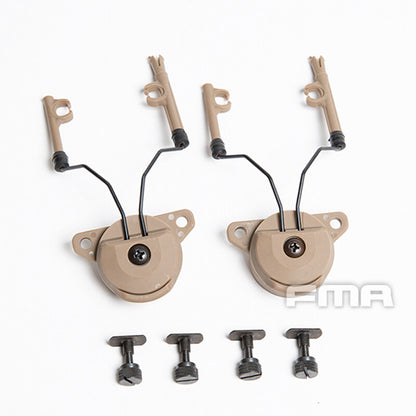 FMA EX Headset & Helmet Rail Adapter Set GEN1 Tactical EX Helmet Accessories Rail Adapter Survival Kits 997