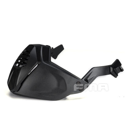 FMA Tactical Half Face Mask with Helmet Rail Connect for SF Tactical Helmet Military Face Protector Tactical Training Wargame Half Face Mask TB1335