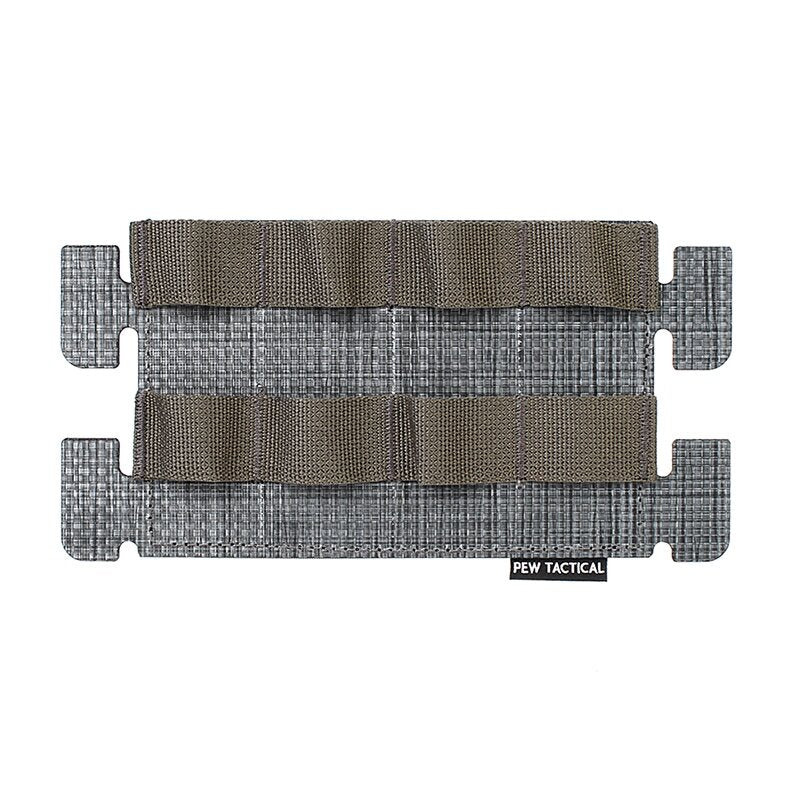 IDOGEAR PEW Tactical FORRO STYLE Adapter Front Panel Wing Panel Mount Rigid Platform FORRO STYLE Adapter Front Panel DOPE Front Flap MOLLE Adaptable OT62