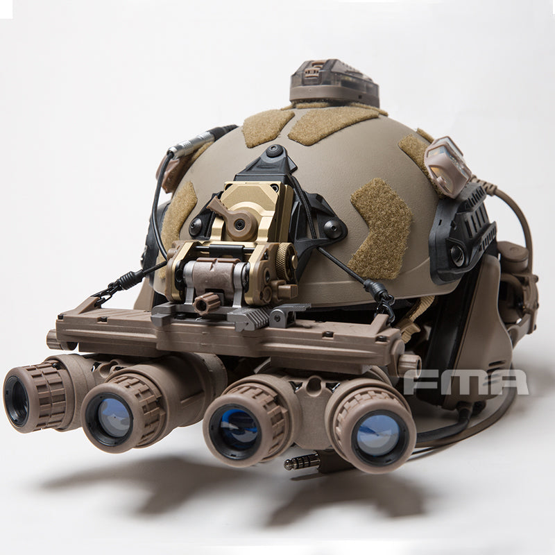 FMA Tactical Modular Bungee Shroud Aluminum for L4G24 L4G19 NVG Mount Helmet Accessories Paintball Military Hiking Army Tactical Gear
