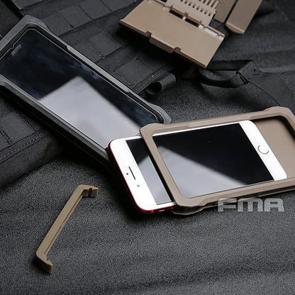FMA Molle Tactical Plus Mobile Pouch Paintball Shell Phone Case For Iphone 7/8 Plus 1320