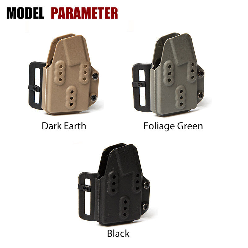 FMA Tactical Kydex AR Mag Holder 556 Single Magazine Carrier with Belt System Mount 1279