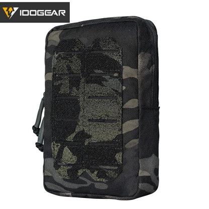 IDOGEAR Tactical Utility Pouch Laser Cut MOLLE EDC Multifunction Sundries Recycling Bag Micro Med Kit Military Camouflage Vest Molle Pouch 3578