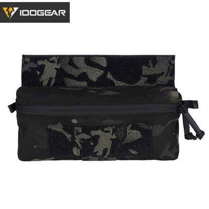 IDOGEAR Tactical Mini Dangler Drop Pouch For JPC CPC LBT D3CR MK3 MK4 Plate Carrier Chest Rig Tactical Tool Storage Fanny Pack Multicam 3584