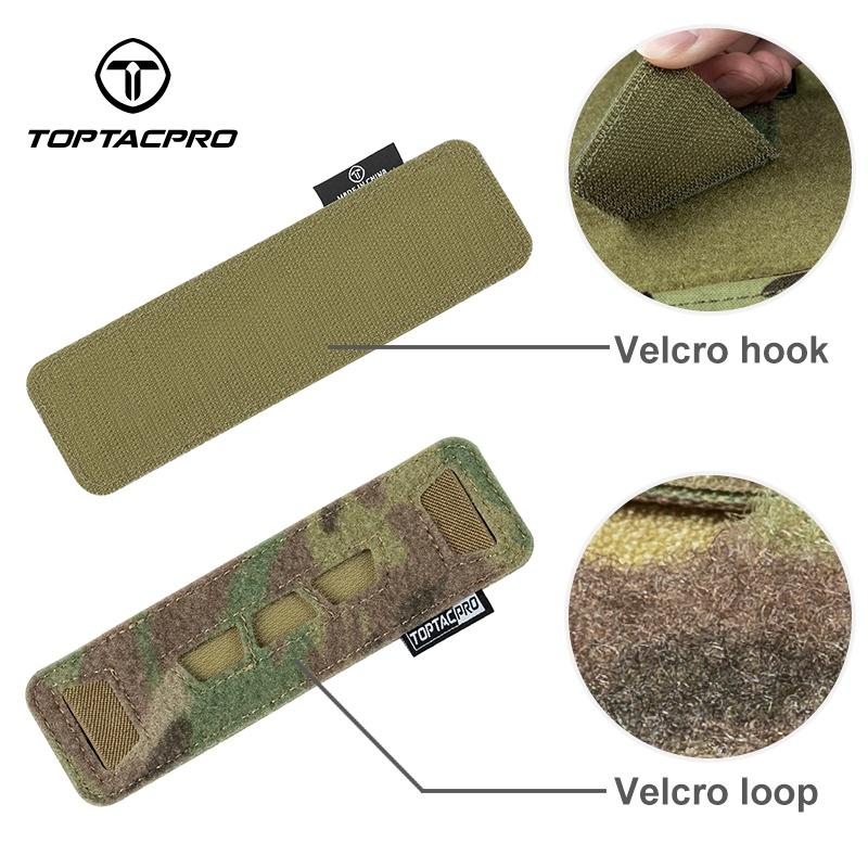 TOPTACPRO Tactical Glow Sticks Pouch Camouflage Light Sticks Holder Carrier America Geuine CP Fabric 8509