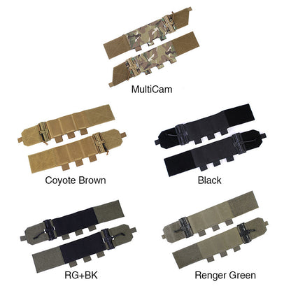 IDOGEAR FCSK Plate Carrier Cummerbund Quick Release Cummerbund for FCSK Vest Military Gear Hiking Camping Army Tactical Vest Cummerbund Pew Tactical X IDOGEAR