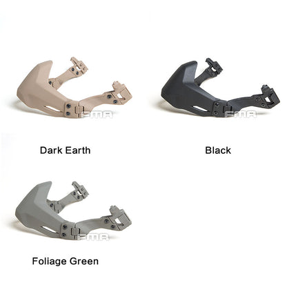 FMA Tactical Half Face Mask Seal Mask Folding For Tactical Helmet B Version With Goggle Hook 1364