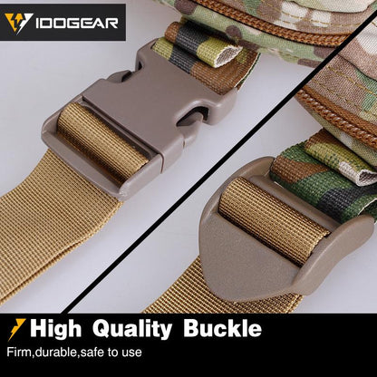 IDOGEAR Tatcical Chest Recon Bag MOLLE Military Chest Rig Shoulder Bag Tactical Wargame Multi-Purpose Combat EDC Pouch 3537