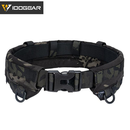 IDOGEAR MRB2.0 Tactical Belt Modular Riggers Quick Release MOLLE Low Profile Cummerbund Military Wargame Protective Belt 3424