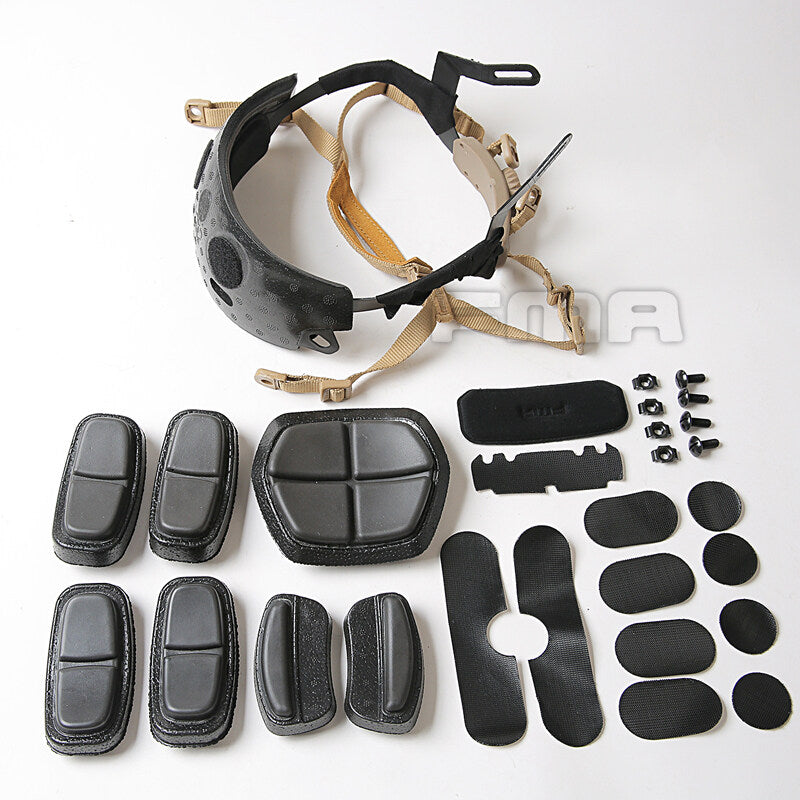 FMA ACH Helmet Occ-Dial Liner Kit Upgrade Version Tactical Helmet Hanging System Suspension OPS-CORE Tactical Hiking Camping Wargame Military Gear 271B