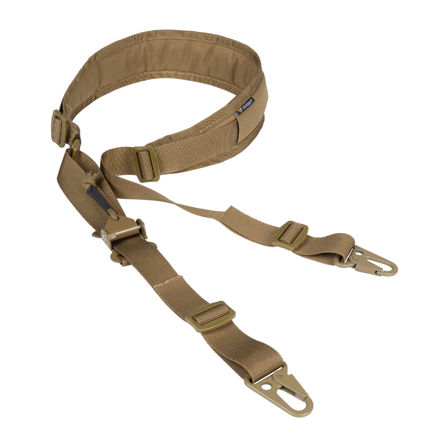 IDOGEAR Tactical Slings 2 Point Safety Sling Quick Adjust Padded Buckle Military Combat 2 Point Shoulder Strap Camera Slings Adjustable 3428