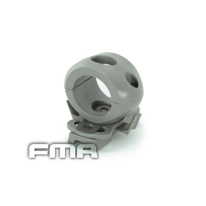 FMA Helmet Flashlight mount Single Clamp For 1" Flashlight FAST Helmet Rails Accessories Military Outdoor Tactical Wargame Gear
